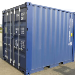 10ft x 8ft Shipping Container (One Trip) Blue